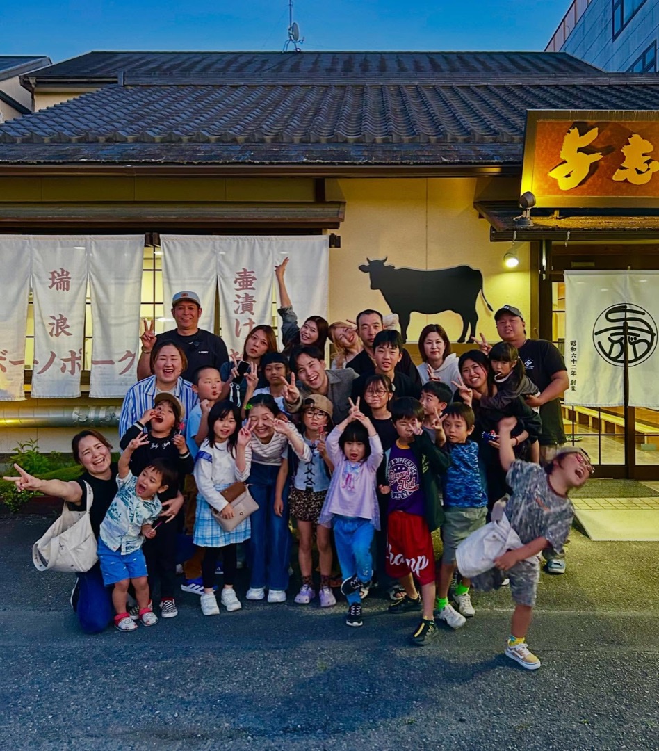 稽古後のグループ写真